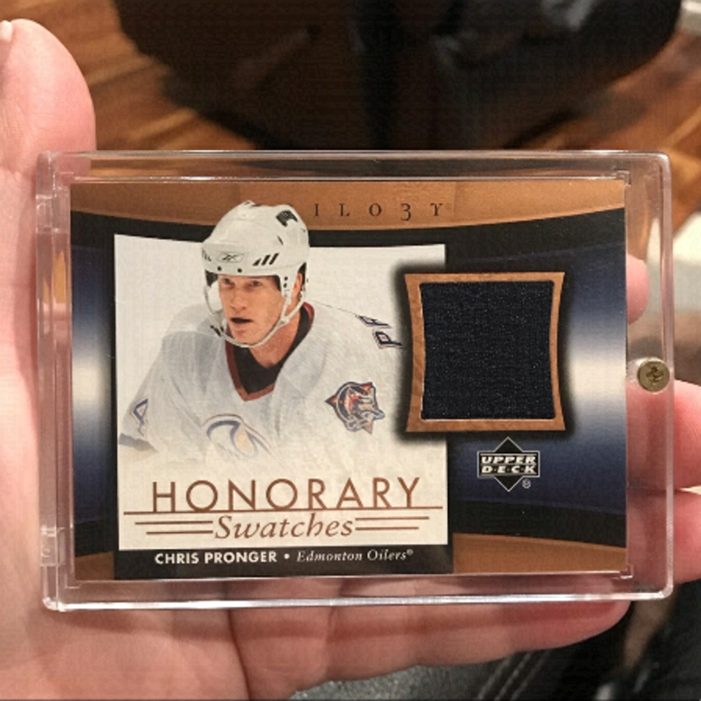 Chris Pronger NHL Honorary Swatches